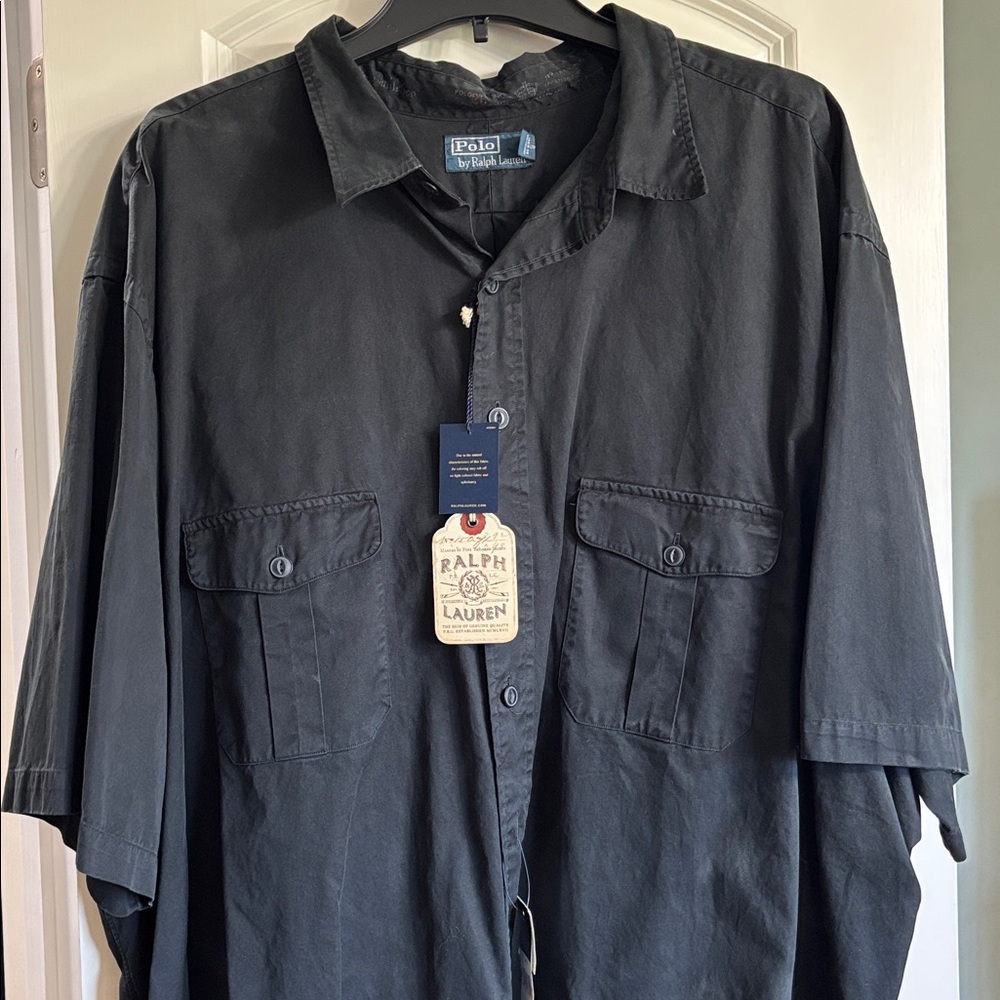 Ralph Lauren Charcoal Button-Up Shirt